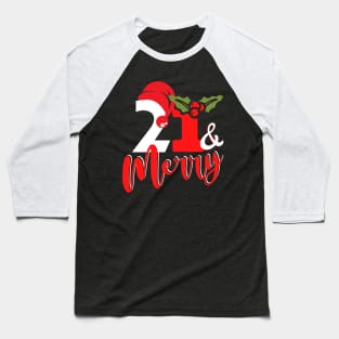 21st December 21 bday birthday Baseball T-Shirt